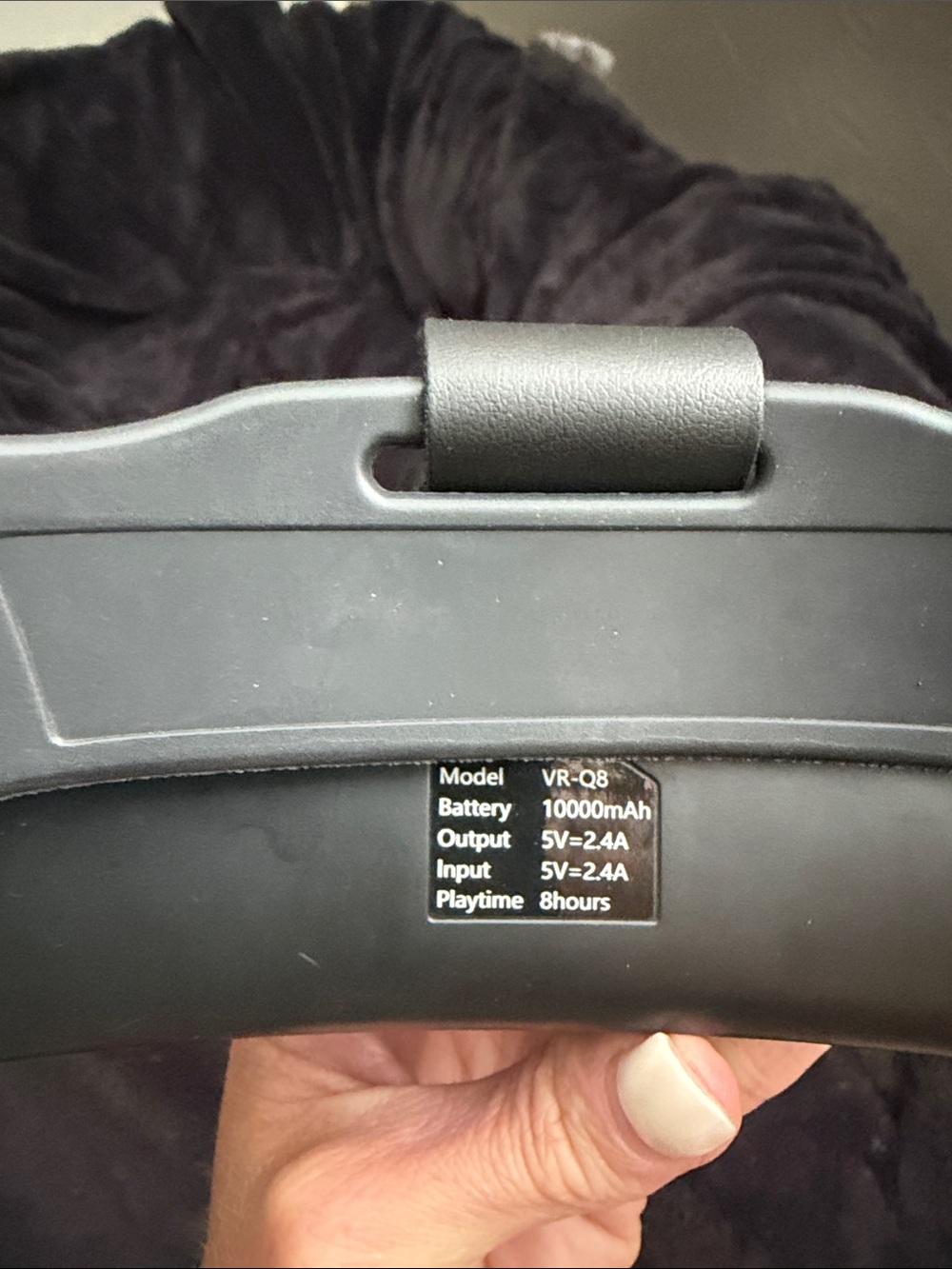 Oculus White VR BATTERY Headset with Black Strap. This is not the VR headset. - Picture 2 of 6